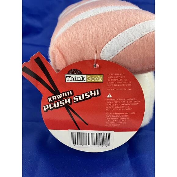 Thinkgeek Kawaii Plush Sushi Tuna Spring 2010 NWT - Picture 12 of 12